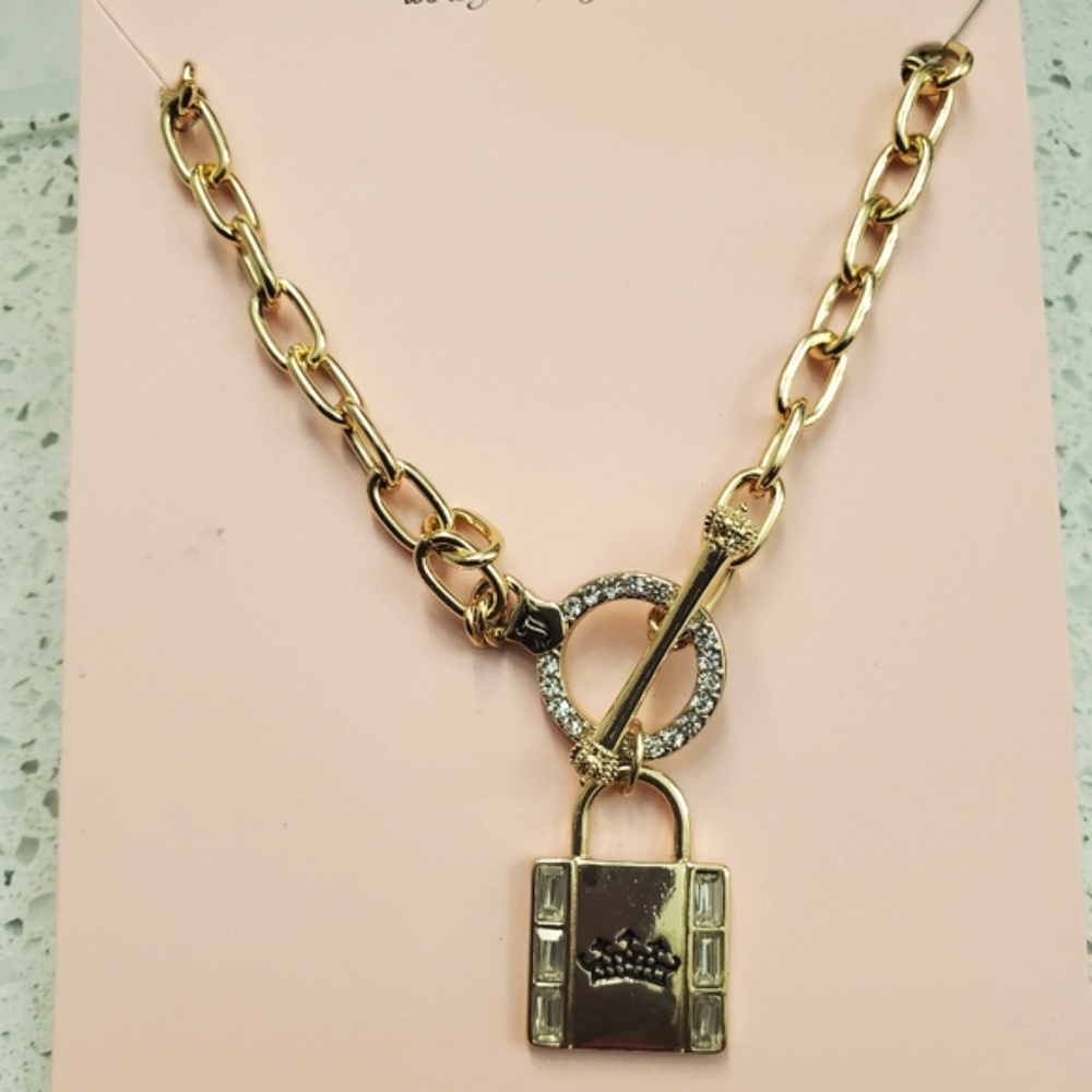 Juicy Couture Lock Necklace